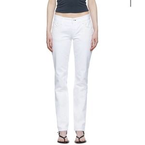 RAG & BONE White Piper Jeans